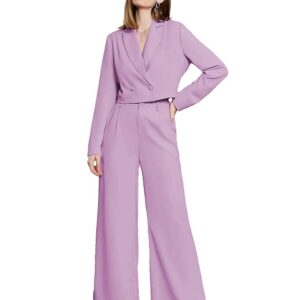 Women's Full Sleeve Co-ord Blazer and Trouser Set.