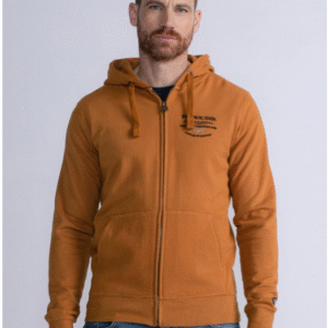 Front-Open Hooded Sweatshirt