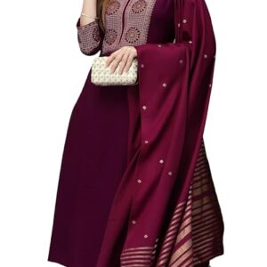 Women Kurti Pant and Dupatta Set
