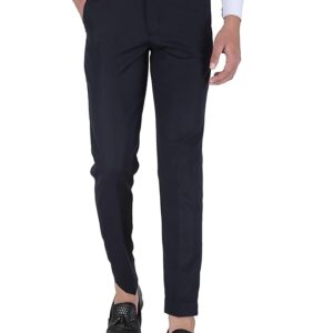 Parsh Cotton Slim Fit Formal Pants