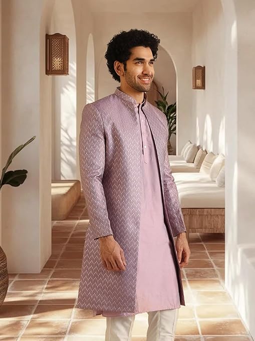 Indo-Western Sherwani Trouser Set - Image 4