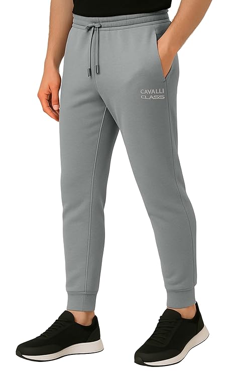 CAVALLI CLASS Track Pant for Men || Regular Fit || Track Pants || Full Elastic Jogger Track Pant - Image 4