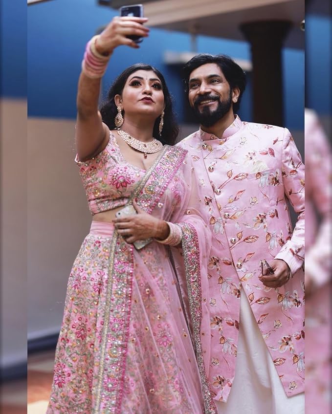 Women's Silk Semi Stitched Lehenga Choli With Dupatta - Image 2