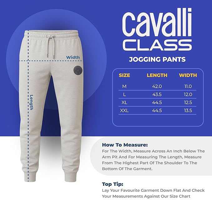 CAVALLI CLASS Track Pant for Men || Regular Fit || Track Pants || Full Elastic Jogger Track Pant - Image 3