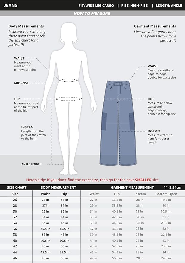 Symbol Women's Wide Leg Cargo Jeans - Image 2