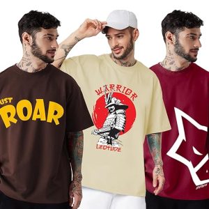 Men Half Sleeve Oversized Tshirt